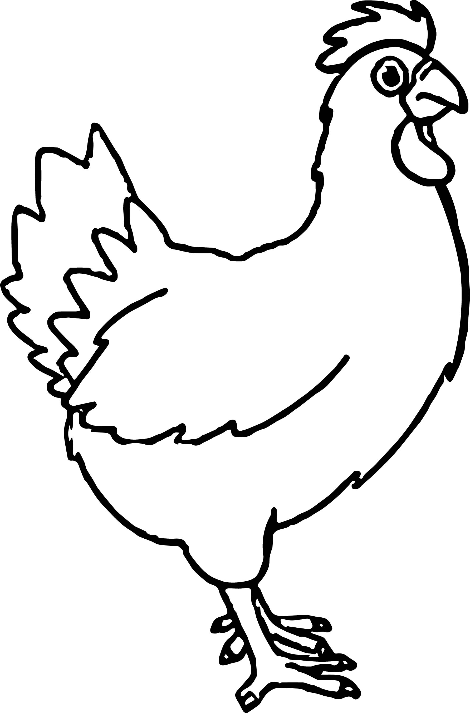 Printable-chicken-coloring-pages