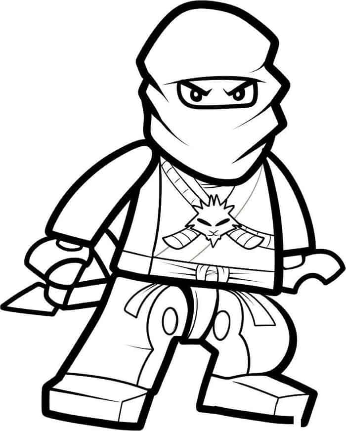 Lego Ninjago Characters Coloring Pages