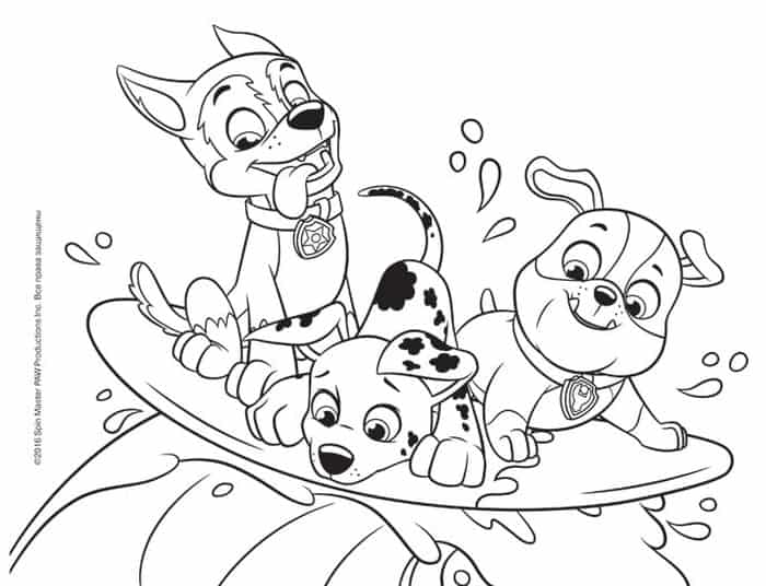 Paw Patrol Coloring Pages Printable