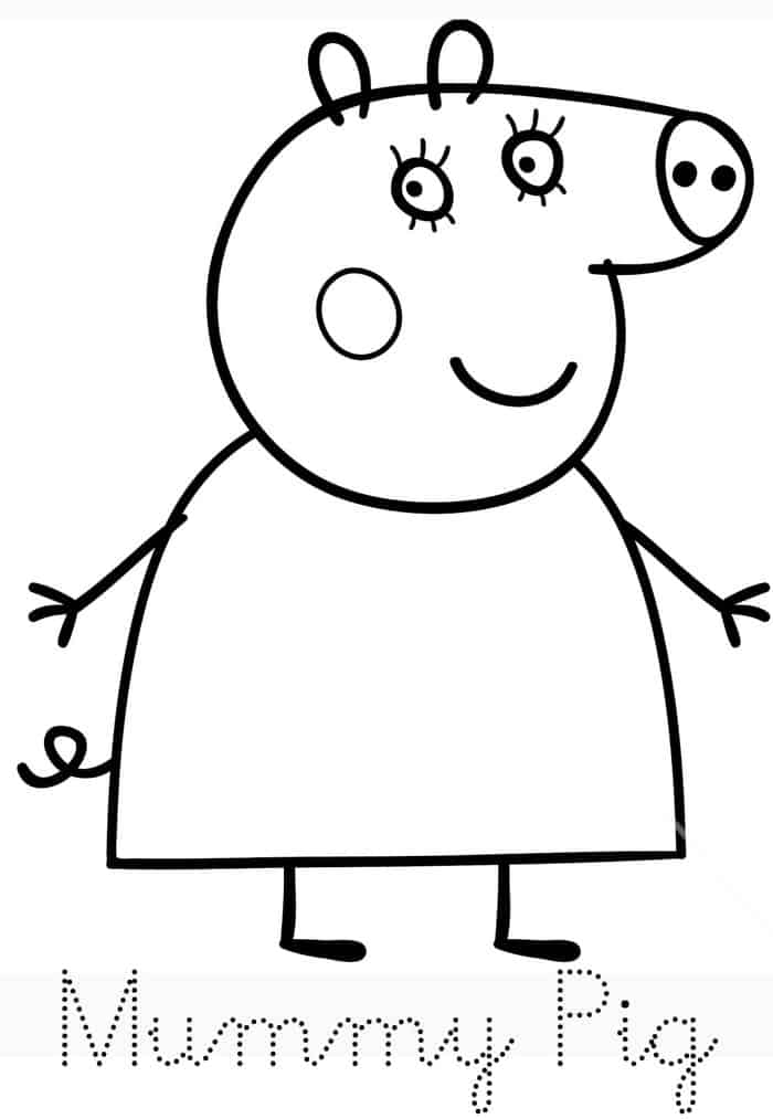 Peppa Pig Printable Coloring Pages Cool