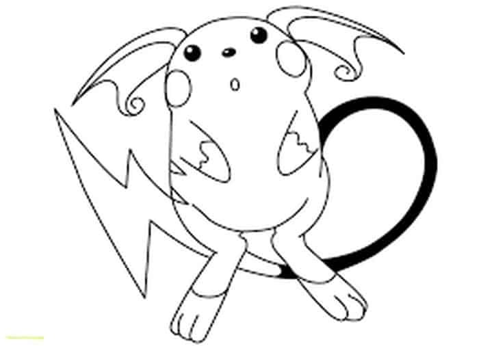 Pikachu Printable Coloring Pages