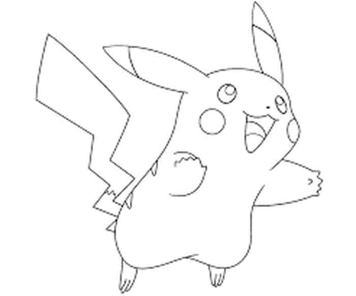 Pokemon Coloring Pages Pikachu