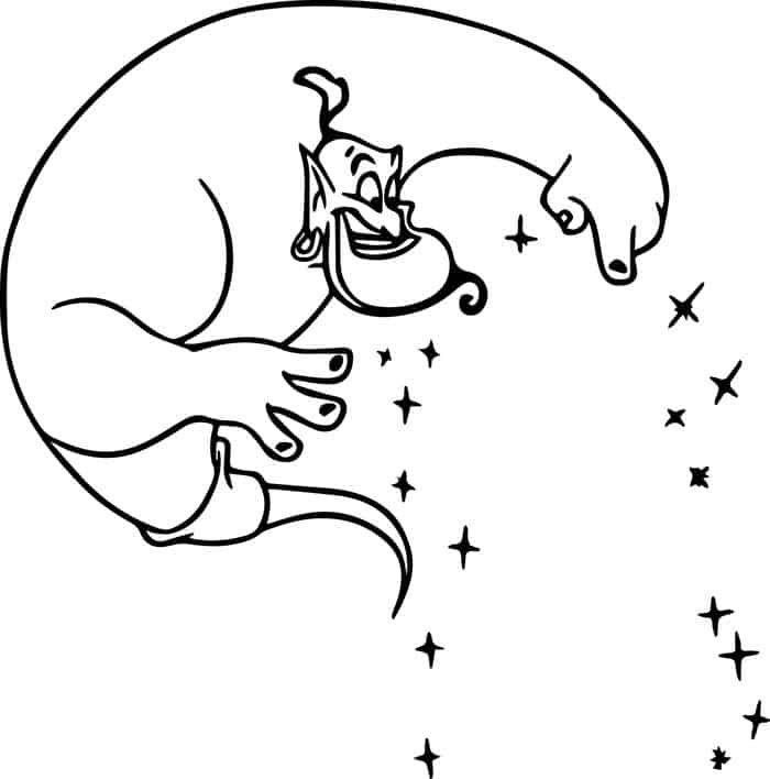 Aladdin Toddler Coloring Pages