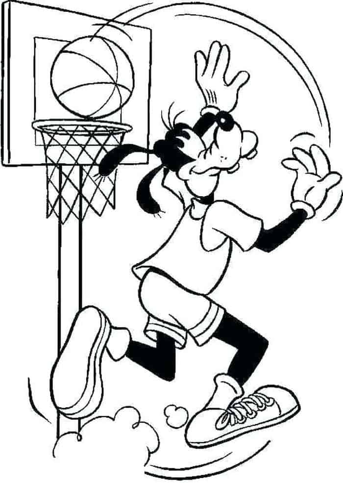 Basketball Ball Coloring Pages