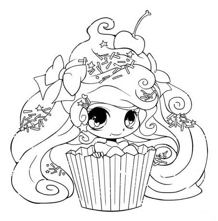 Cupcake Queen Coloring Pages