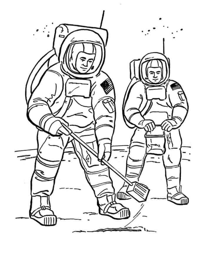 Free Printable Astronaut Coloring Pages For Adults