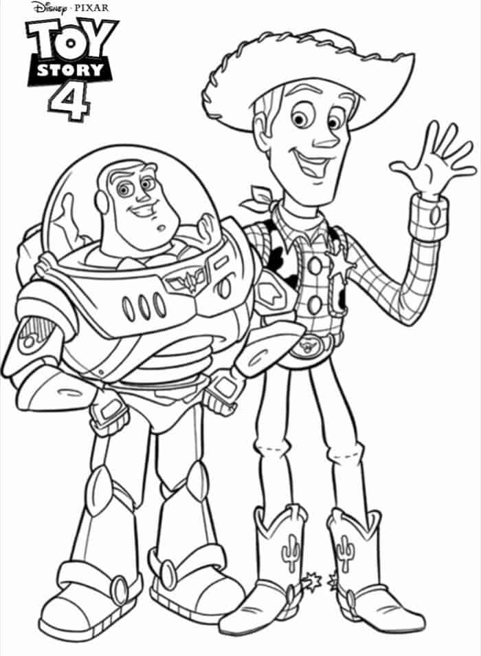 Free Toy Story 4 Coloring Pages