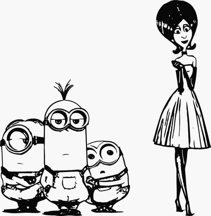 Minion Coloring Pages