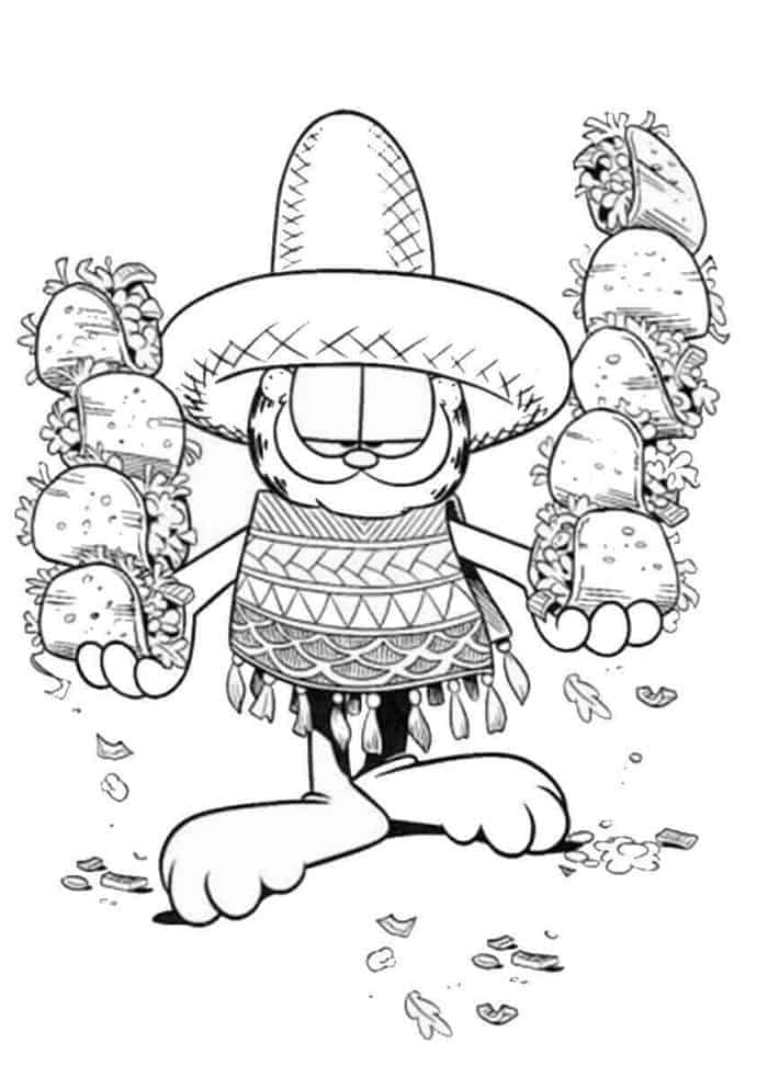 Mlg Garfield Coloring Pages 1