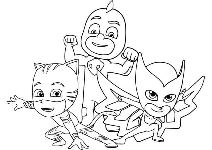 Pj Masks Printables Coloring Pages