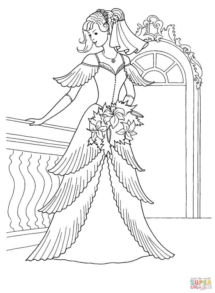 Princess Castle Coloring Pages