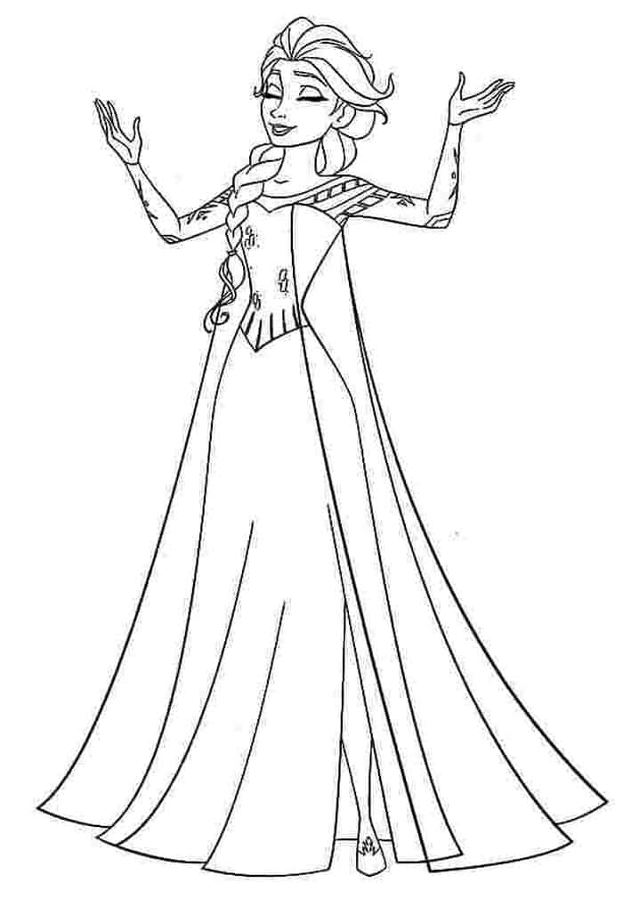 Princess Elsa Coloring Pages