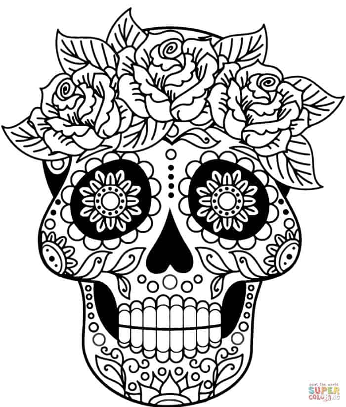 Skull Candy Coloring Pages