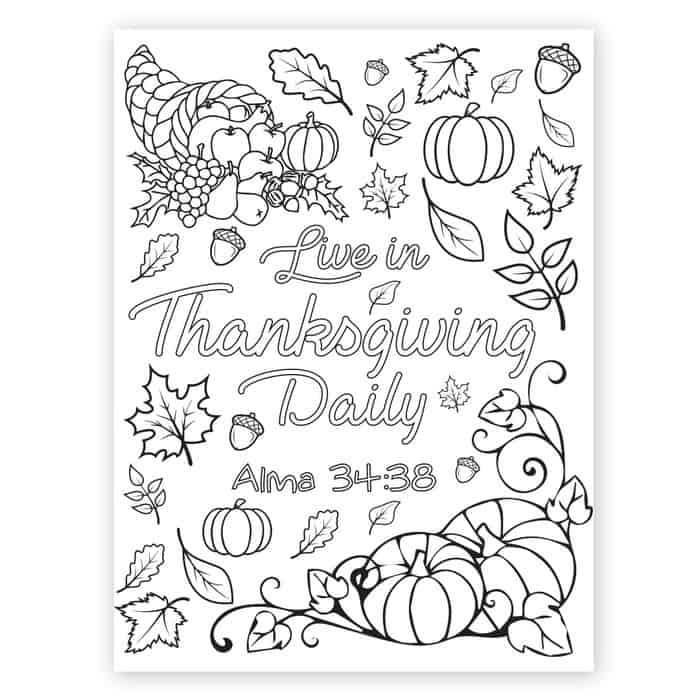 Thanksgiving Coloring Pages For Adults