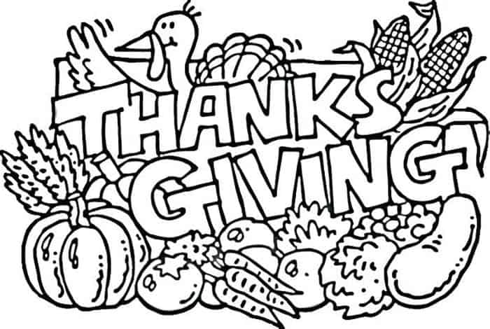 Thanksgiving Coloring Pages