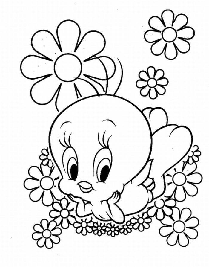 Tweety Bird Coloring Pages