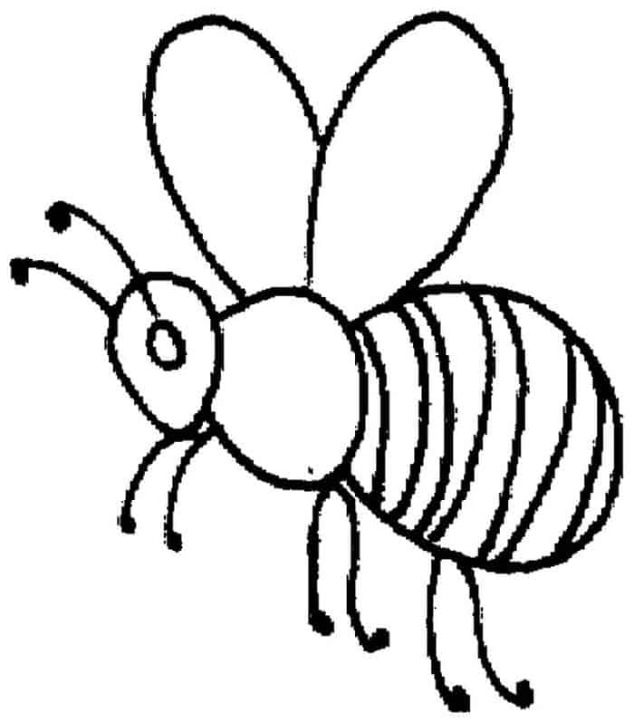 Bee Coloring Pages