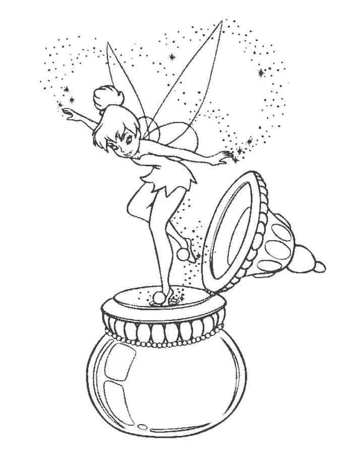 Crayola Tinkerbell Coloring Pages