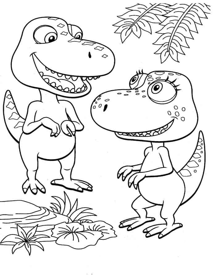 Dinosaur Train Coloring Pages