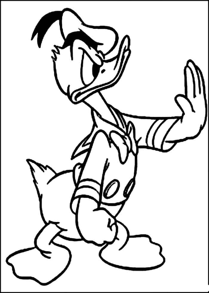 Donald Duck Coloring Pages