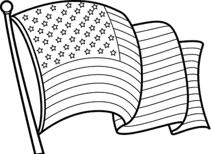 Pintrest Coloring Pages Of The American Flag