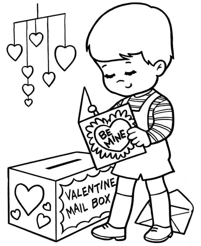 Printable Valentines Day Coloring Pages