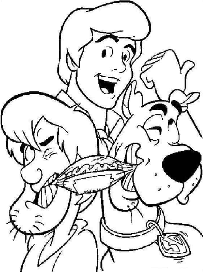 Scooby Doo Gang Coloring Pages