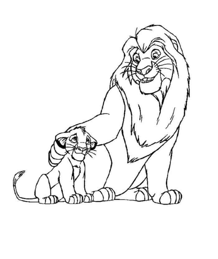 Disney The Lion King Coloring Pages