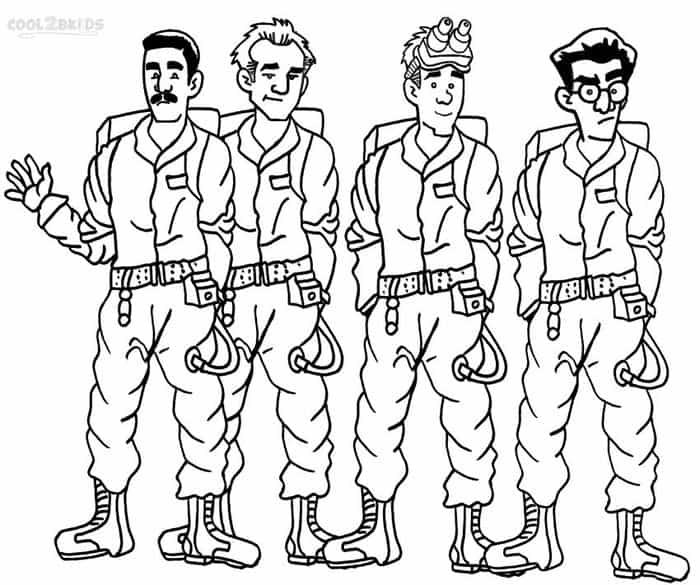 Ghost Buster Coloring Pages