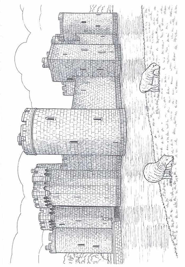 Medieval Castle Coloring Pages