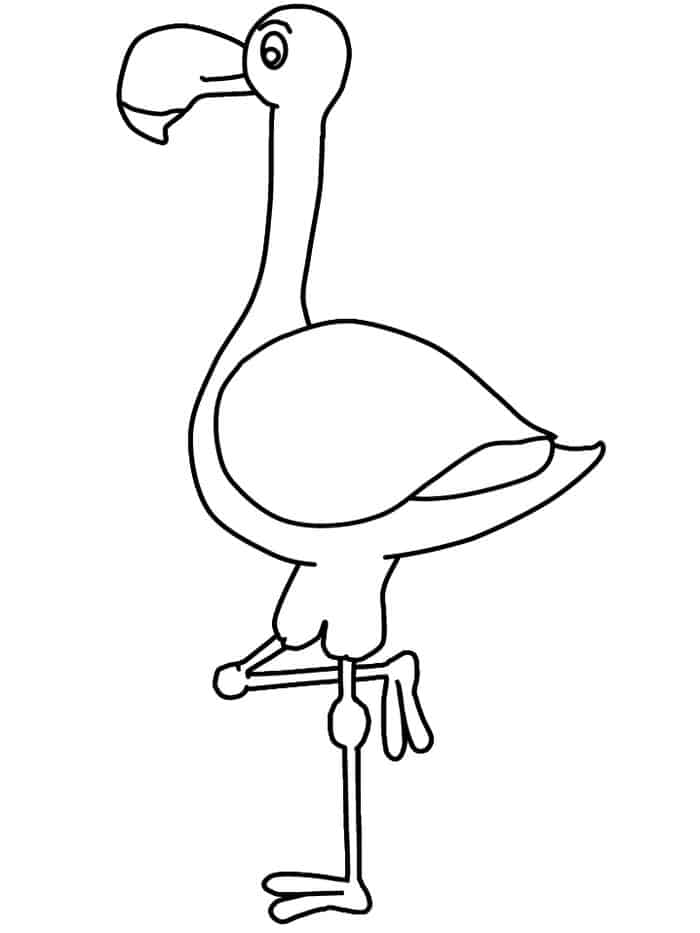 flamingo coloring pages printable