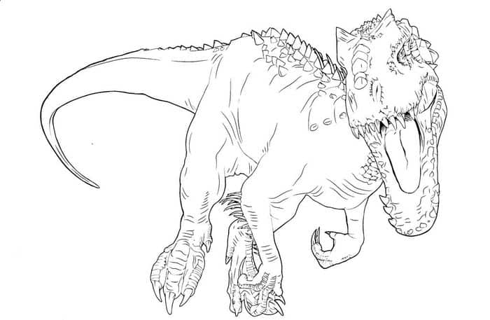 Coloring Pages For Kids T Rex