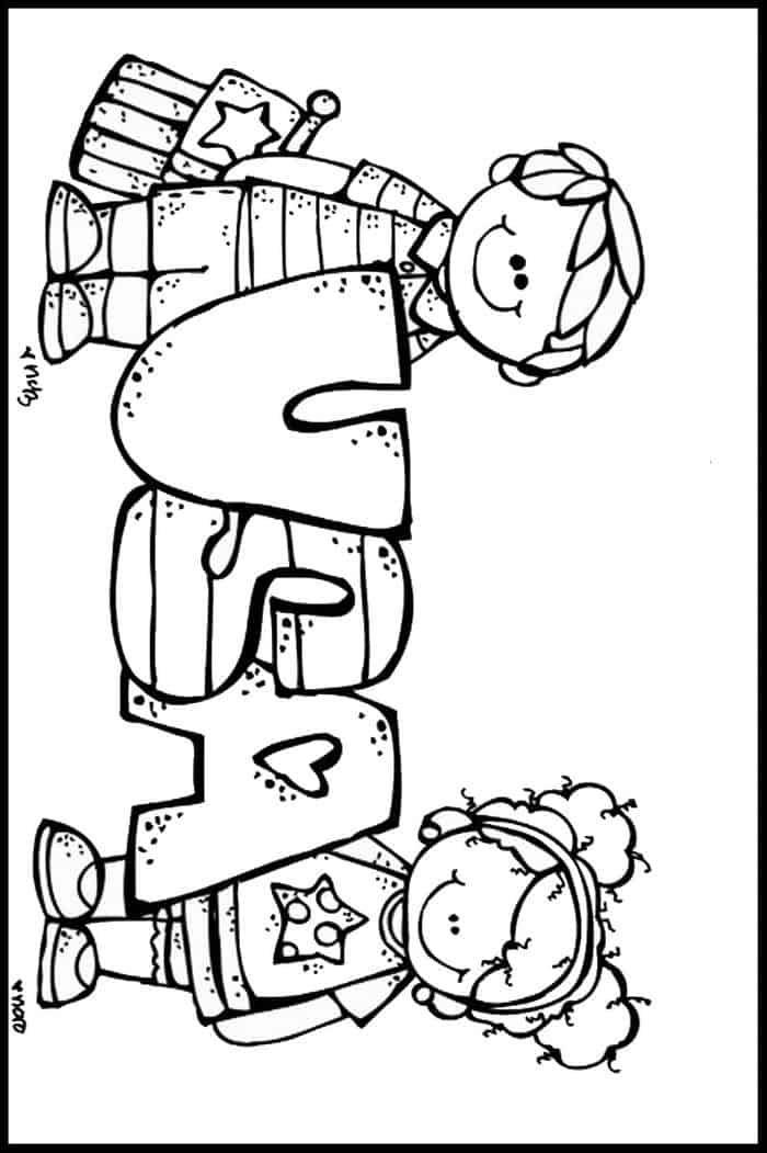 Cute 4th Of July Coloring Pages