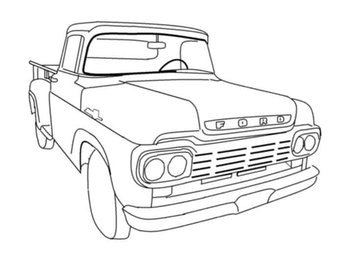 Chevy Truck Coloring Pages