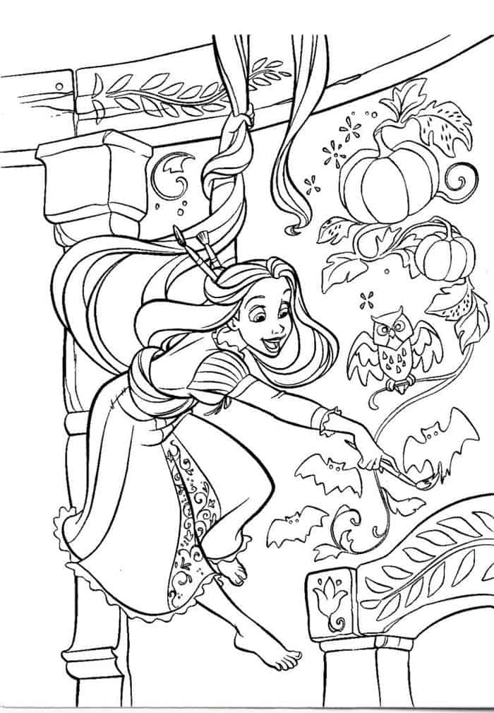 Coloring Pages Disney Tangled