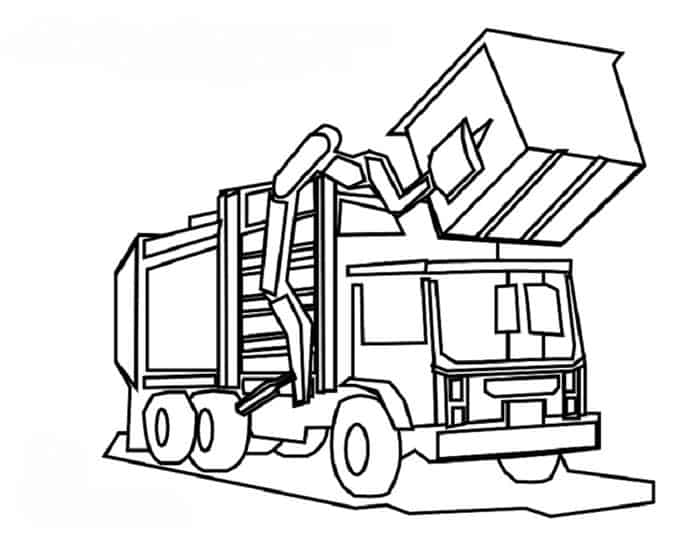 Construction Truck Coloring Pages