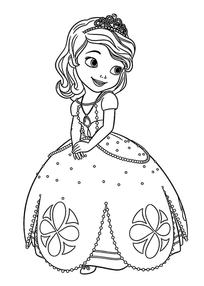 Princess Sofia Coloring Pages