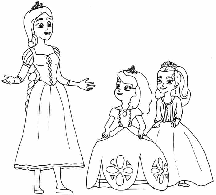 Sofia Coloring Pages Printable